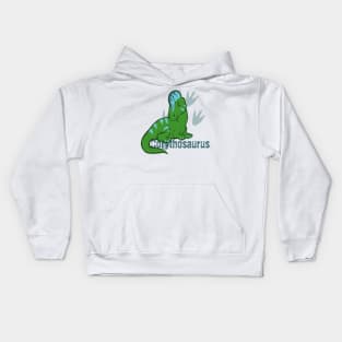 Cute Corythosaurus Kids Hoodie